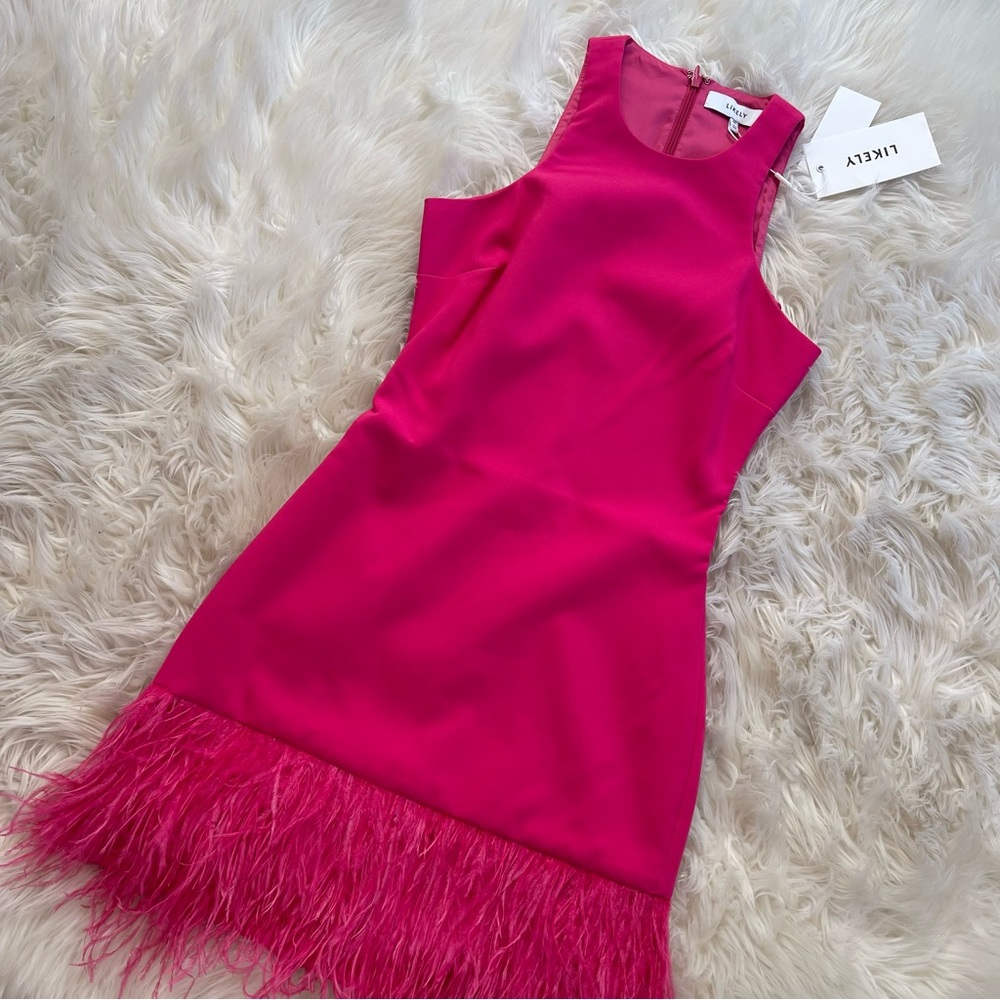 Brand New- LIKELY Cami Dress in Fuchsia Pink 💗✨ - Picture 6 of 15